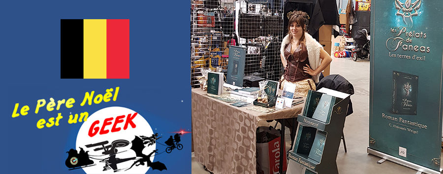 Salon de Noël Le père Noël est un Geek à Mons (BELGIQUE)