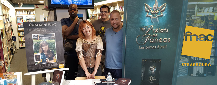 Dédicace Fnac Strasbourg, septembre 2018
