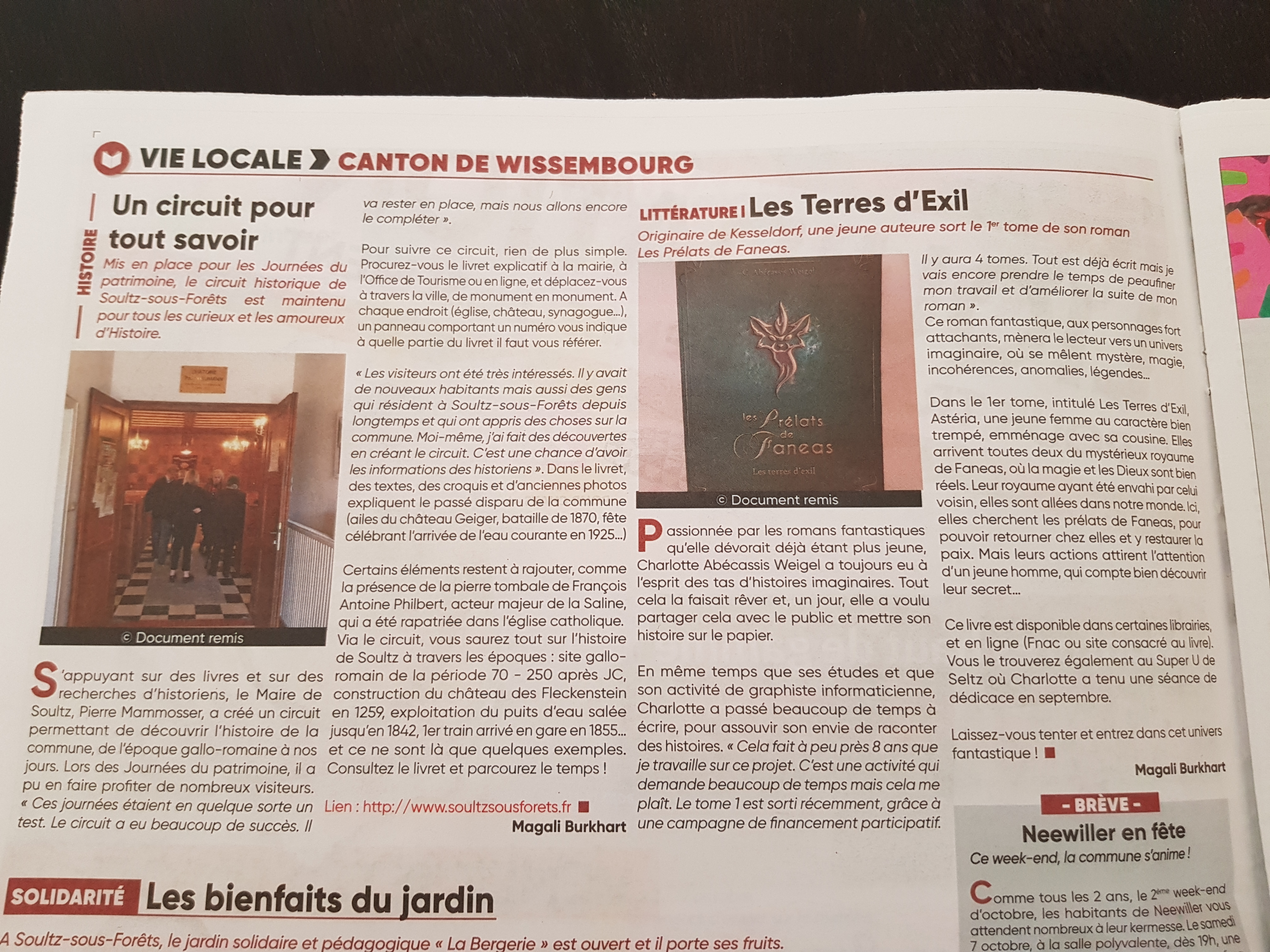 Article Maxi Flash sur Les Prélats de Faneas - les terres d'exil par Magali Burkhart Article Maxi Flash sur Les Prélats de Faneas